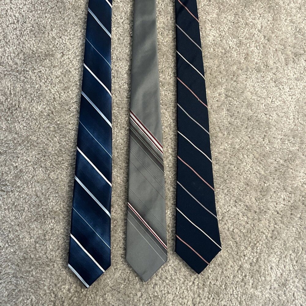Set of 3 - Oakton Ltd.  100% Silk Men's Ties